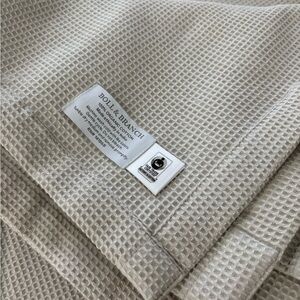 Boll & Branch Waffle Shower Curtain